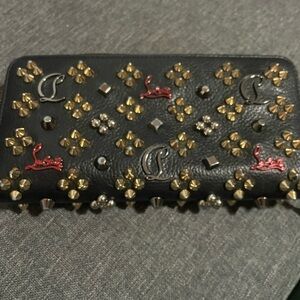 Christian Louboutin Panettone Long Wallet Multicolor Spikes